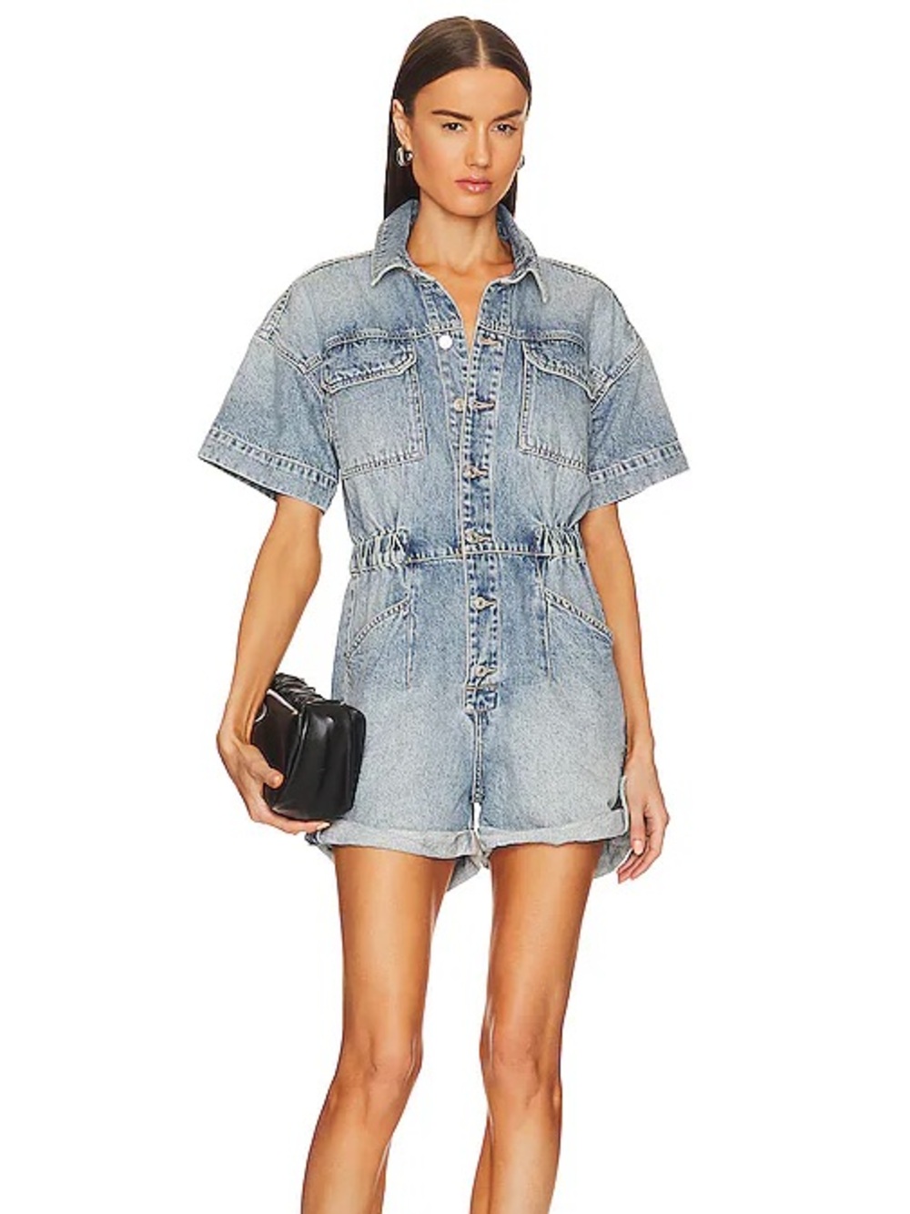 We The Free Marci Cuffed Shortall Size Large